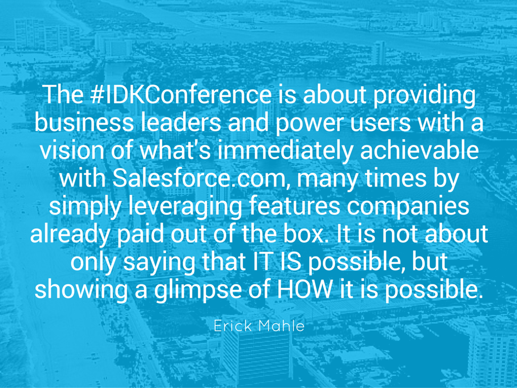 IDKConference goal2